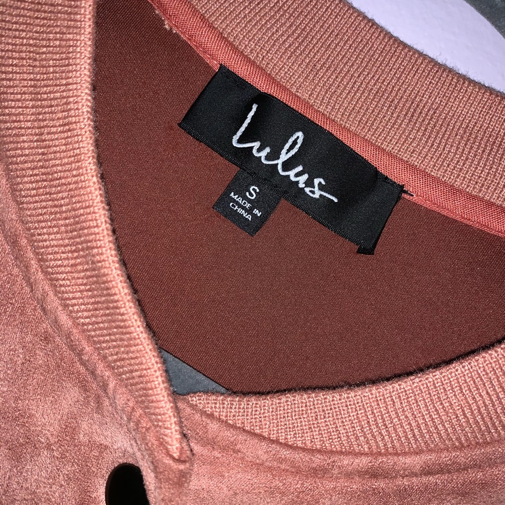 Lulus Suede Varsity Jacket